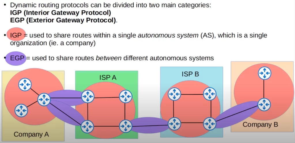 Dynamic-routing-protocol-types