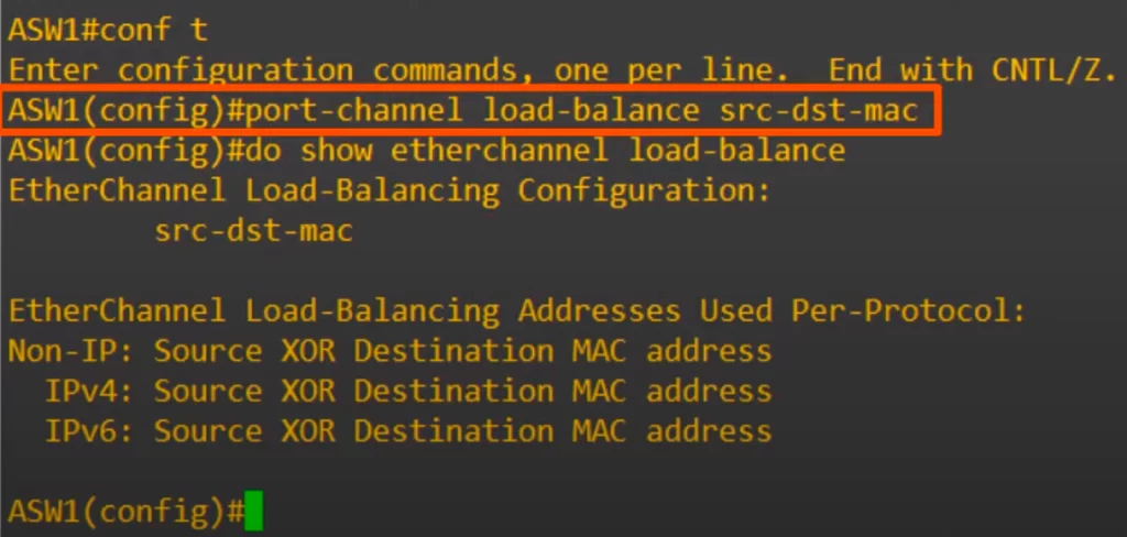port-channel-load-balance
